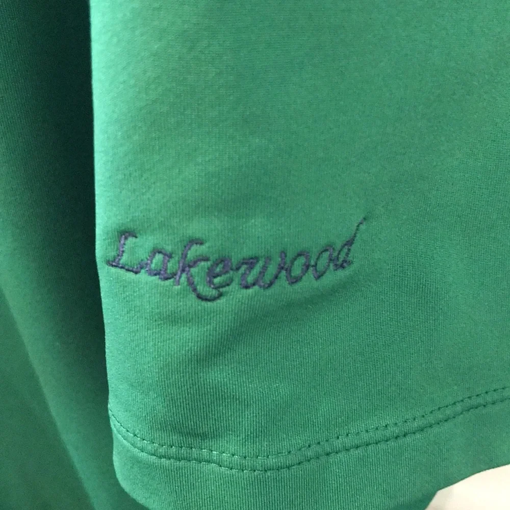 RLX Ralph Lauren Shirt‎ Mens Large Green Black Label Golf Embroidered Lakewood